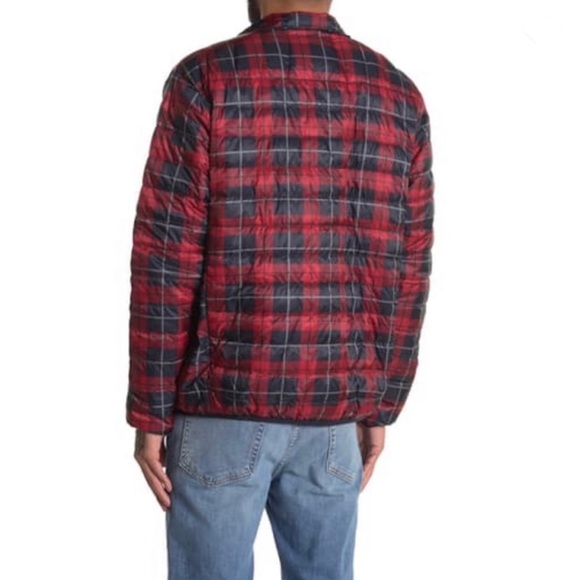 Hawke Pro Down Packable Performance Puffer Classically Styled Red Blue Plaid NWT - Picture 9 of 13